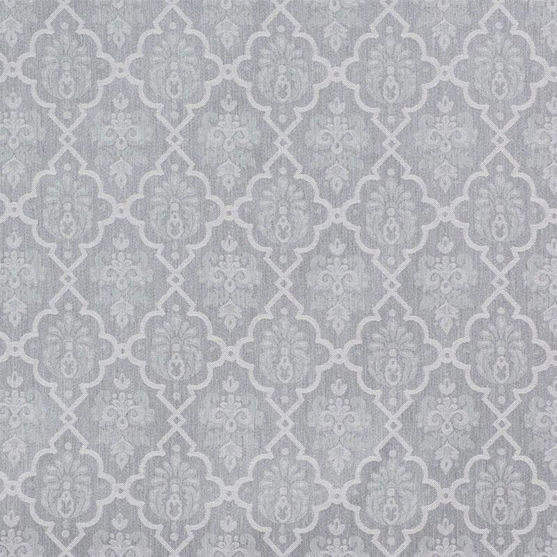 Schumacher Hedgerow Trellis Indoor/Outdoor Grey Fabric - Image 2