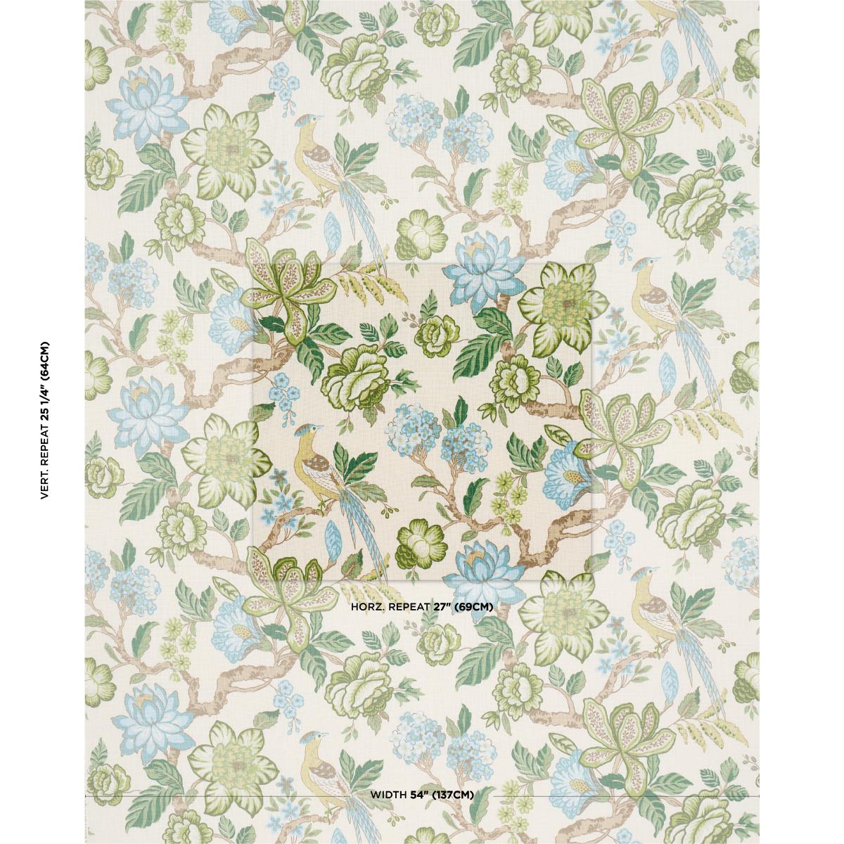 Schumacher Huntington Gardens Paradis Fabric - Image 4