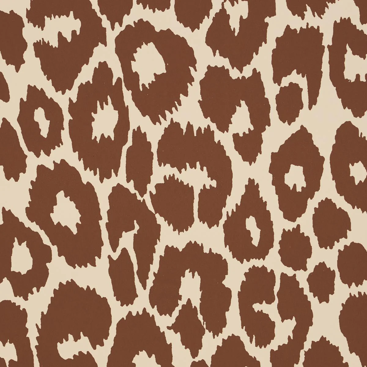 Schumacher Iconic Leopard Brown On Neutral Wallpaper - Image 3