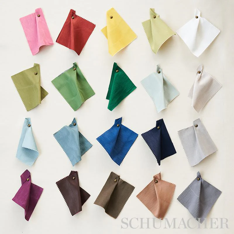 Schumacher Incomparable Moiré Sterling Fabric - Image 5