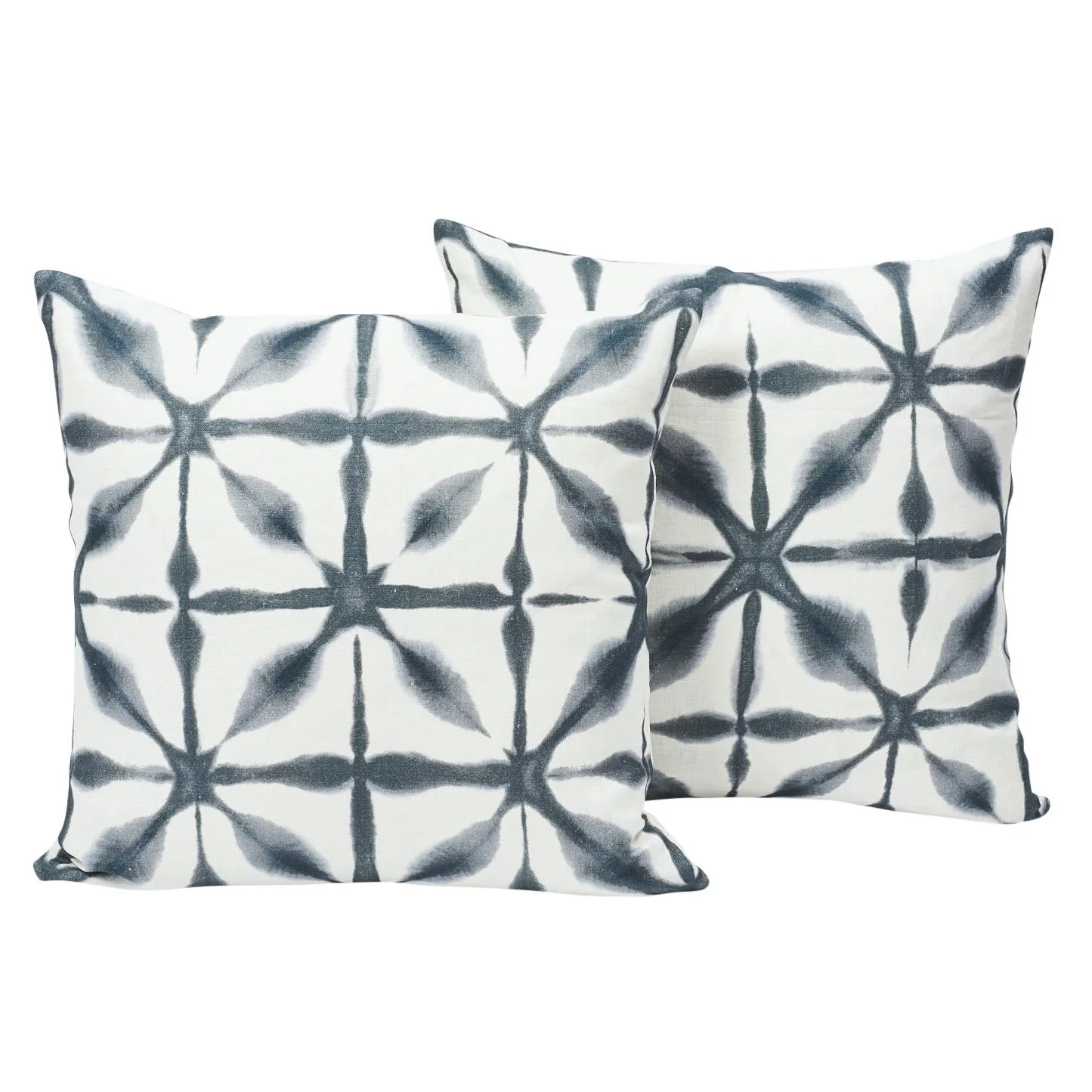 Schumacher Indigo & White 20" X 20" Andromeda Pillow - Image 2