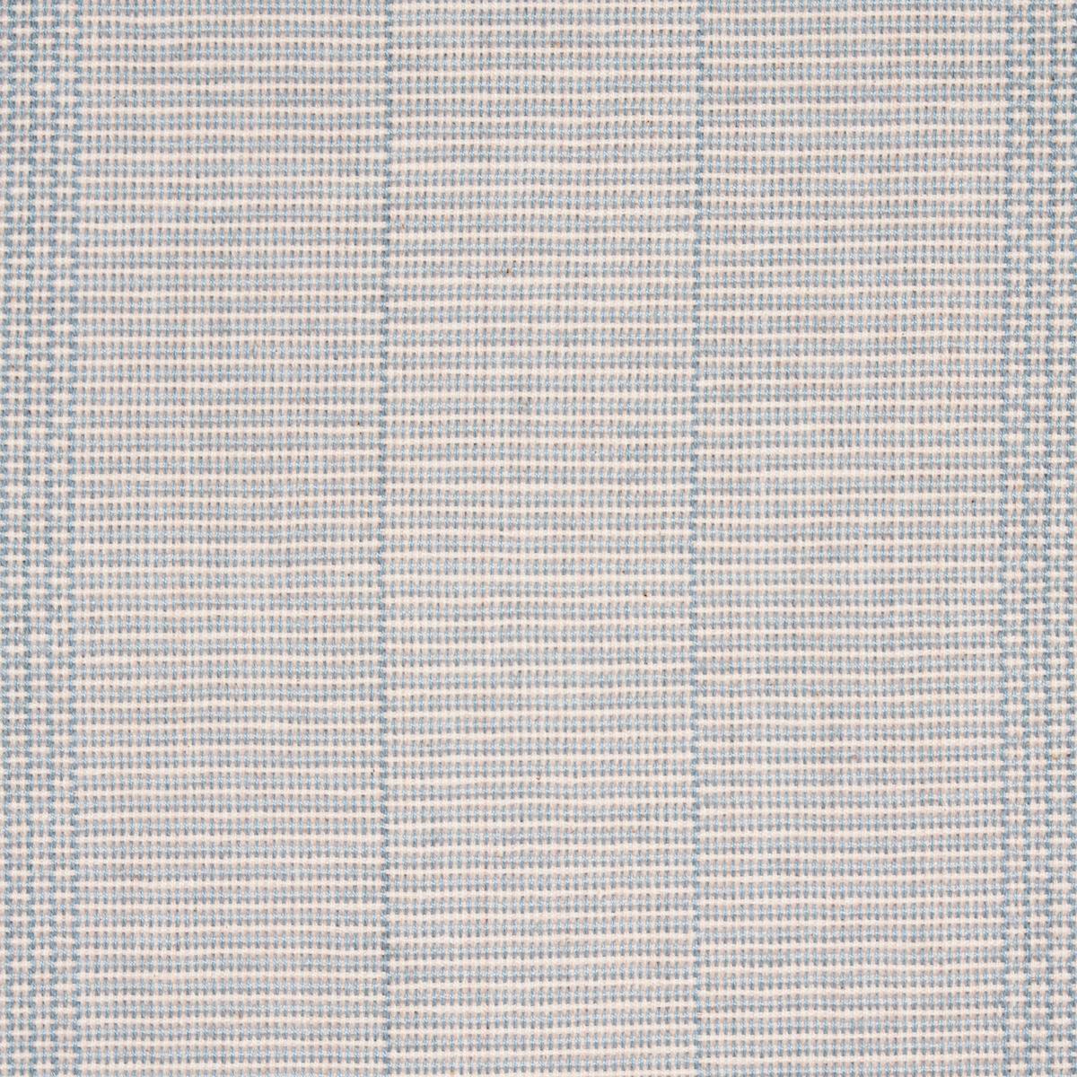 Schumacher Ipala Hand Woven Stripe Sky Fabric - Image 4