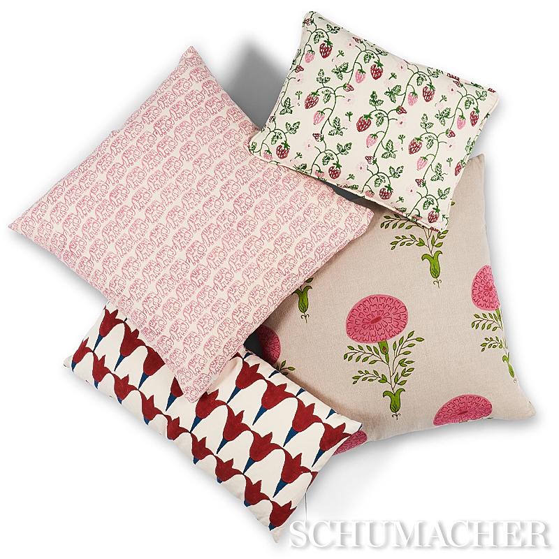Schumacher Iron & Indigo 24" X 12" Tulip + Seed Pillow - Image 5