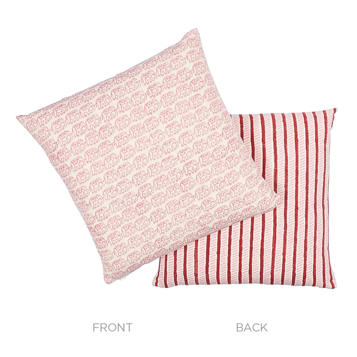 Schumacher Iron & Rose 18" X 18" Ellies + Garden Path Pillow - Image 3