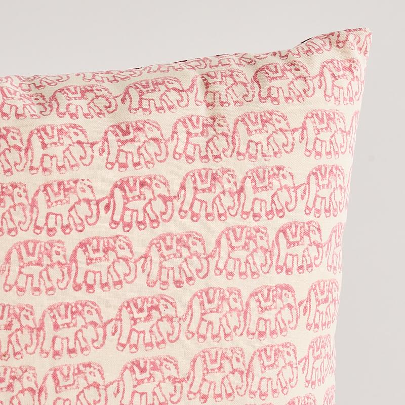 Schumacher Iron & Rose 18" X 18" Ellies + Garden Path Pillow - Image 4