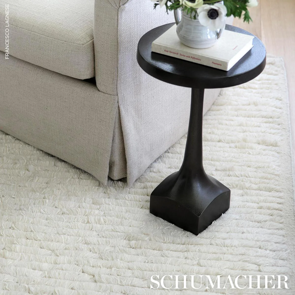 Schumacher Ivory 10' X 8' Cirrus Rug - Image 4