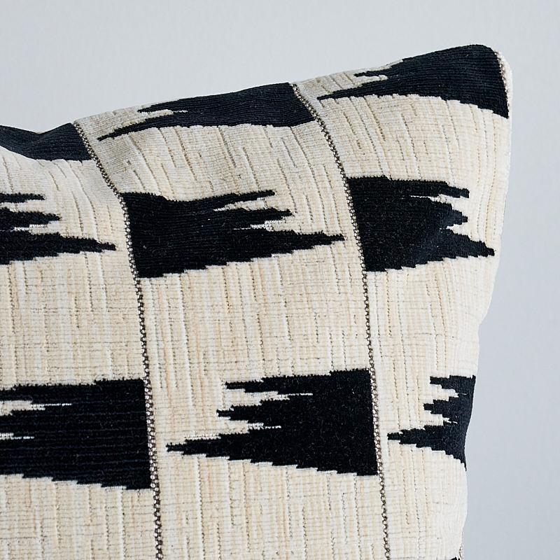 Schumacher Ivory 20" X 20" Tutsi Pillow - Image 4