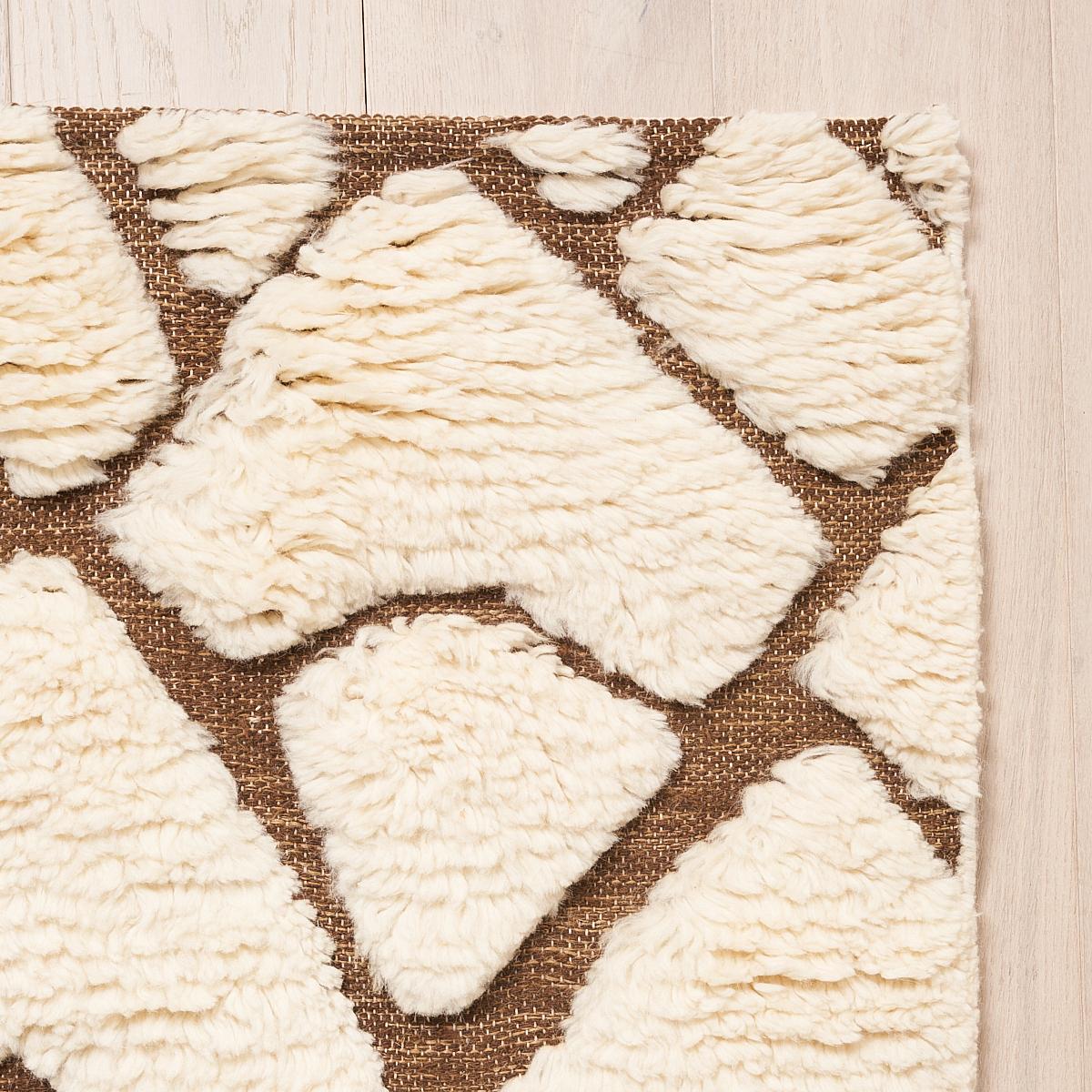 Schumacher Ivory & Brown 12' X 9' Zimba Rug - Image 2