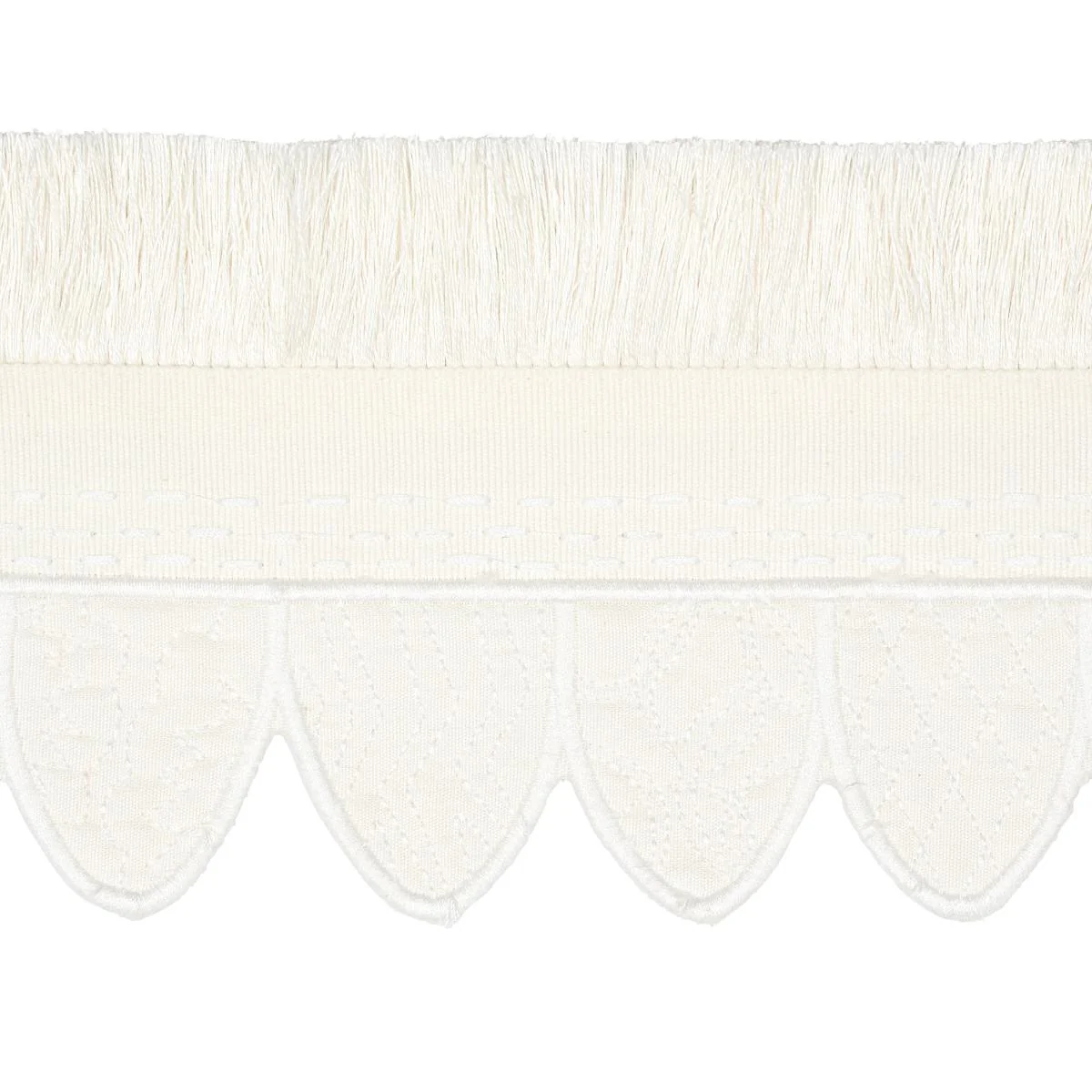 Schumacher Ivory Heraldic Trim