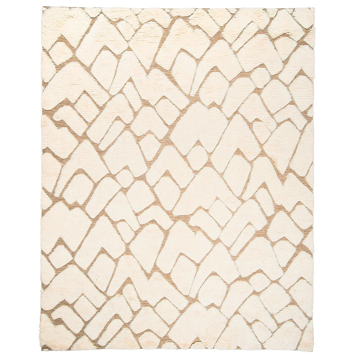 Schumacher Ivory & Sand 14' X 10' Zimba Rug