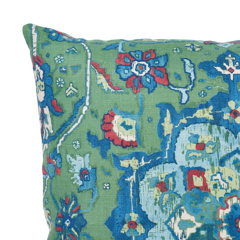 Schumacher Jade 20" X 20" Jahanara Carpet Pillow - Image 3