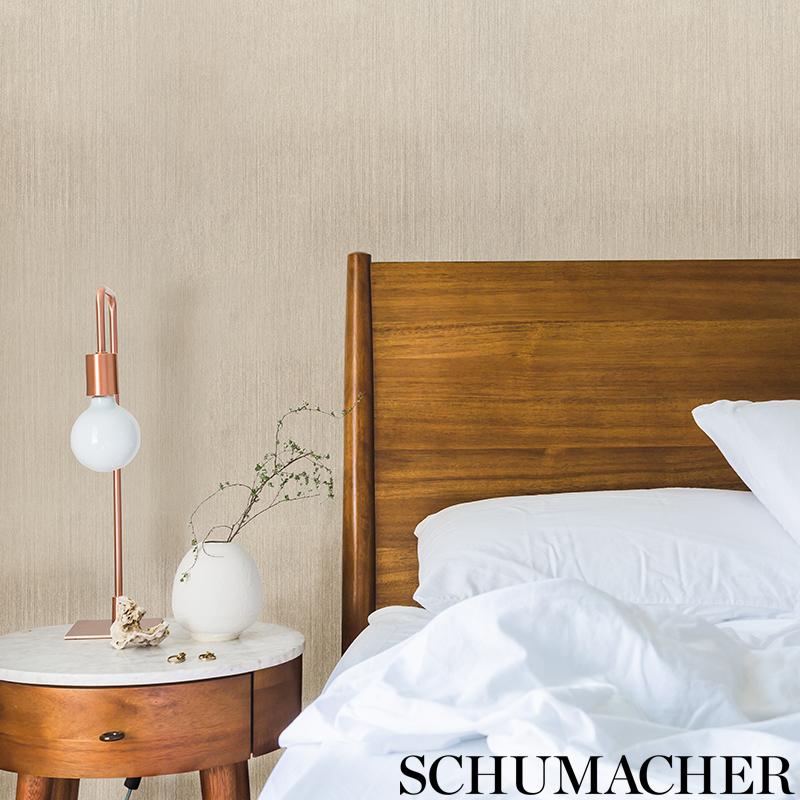 Schumacher Joplin Antique Gold Wallpaper - Image 3
