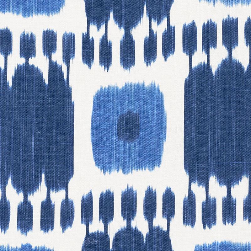 Schumacher Kandira Blues Fabric - Image 2