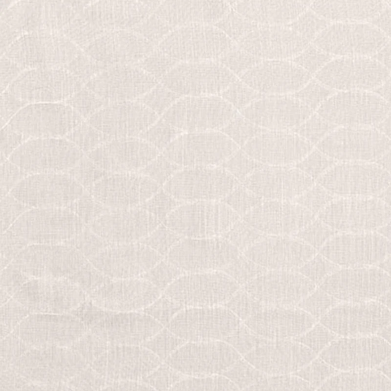 Schumacher Key Largo Sheer Indoor/Outdoor Vanilla Fabric - Image 2