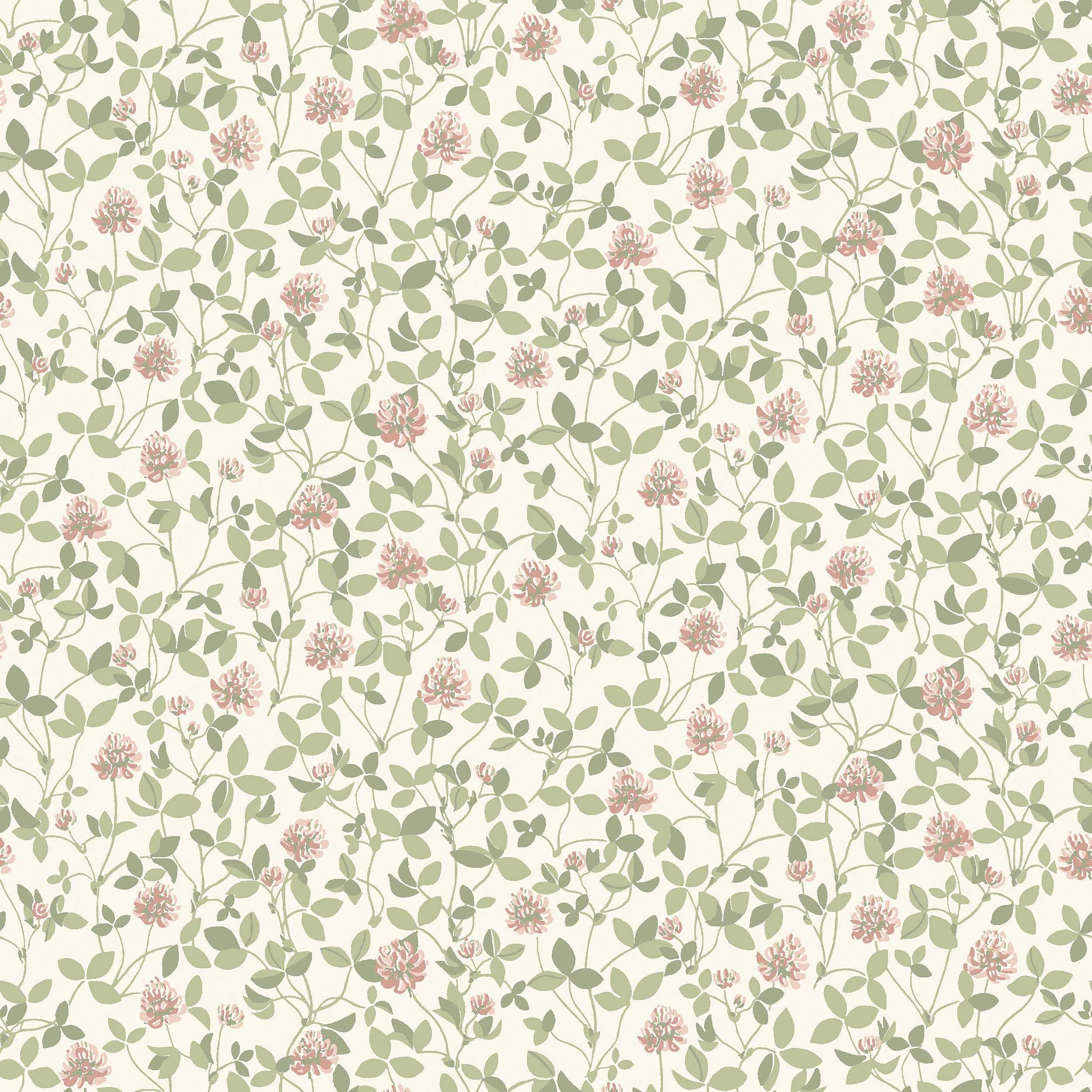 Schumacher Klöver Leaf Wallpaper
