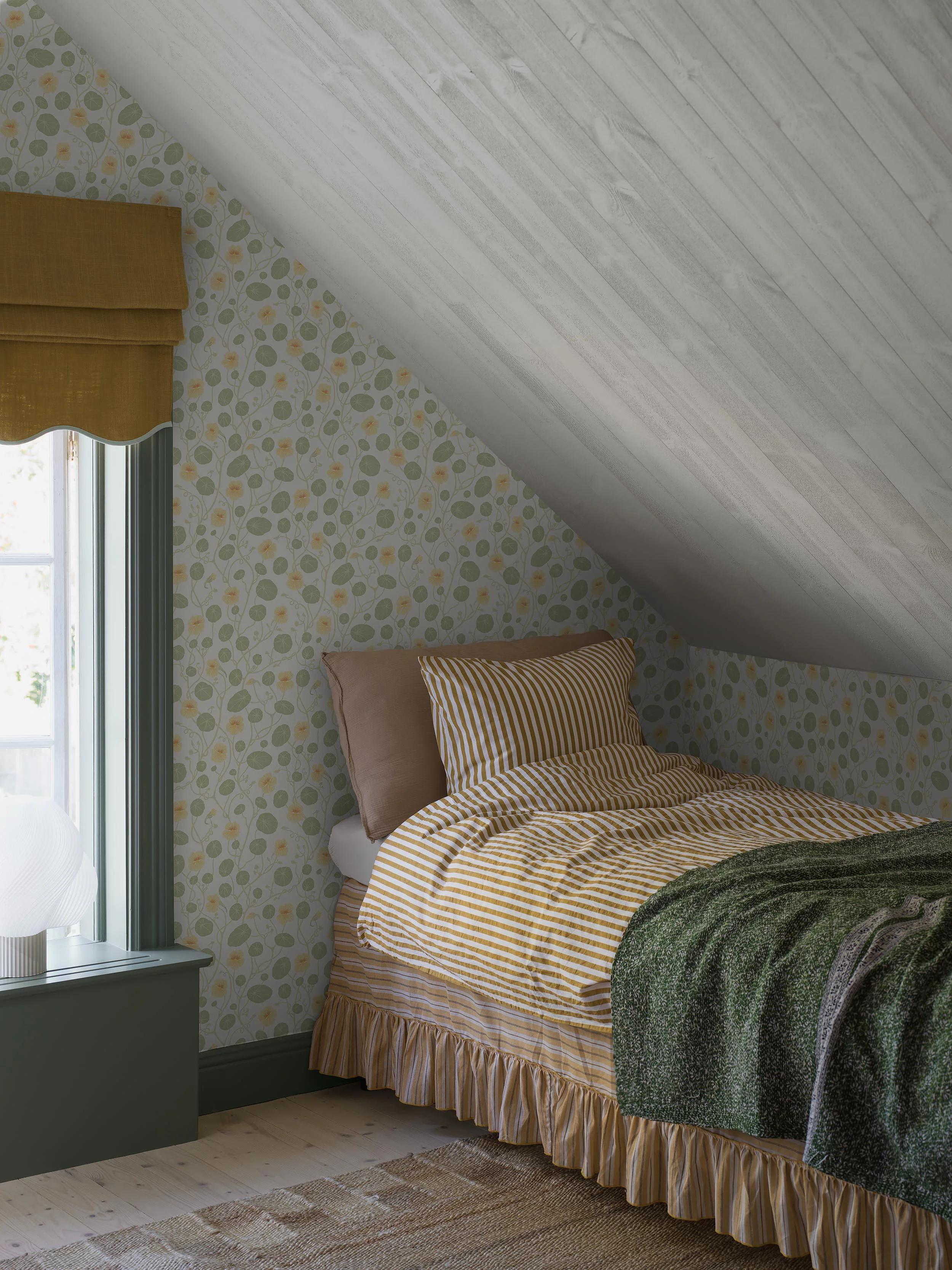 Schumacher Krasse Yellow Wallpaper - Image 2