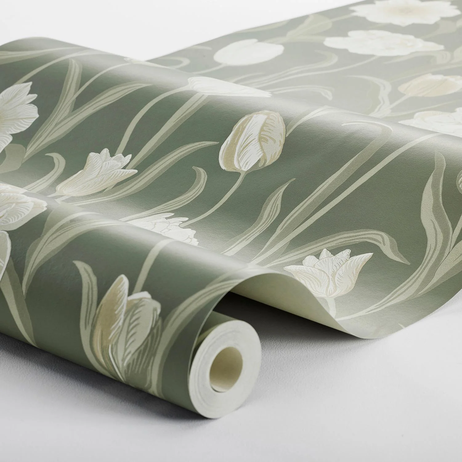 Schumacher La Belle Epoque Jade Wallpaper - Image 2