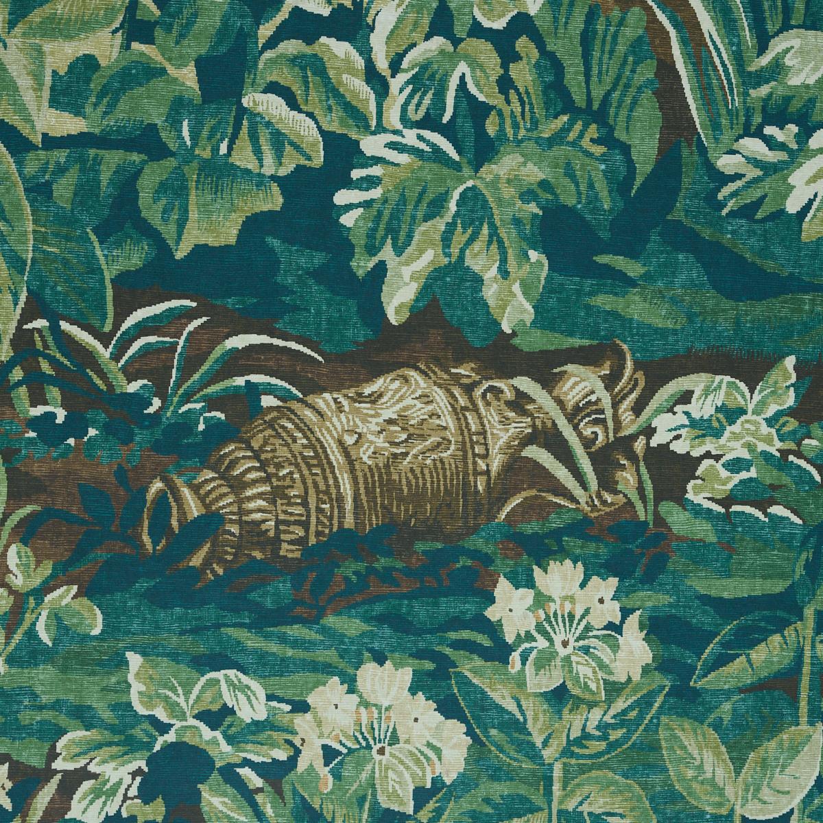 Schumacher La Forêt 3 Panel Set Spring Green Forest Wallpaper - Image 6