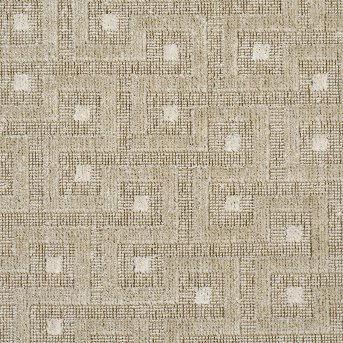 Schumacher Lalano Linen Velvet Natural Fabric - Image 3