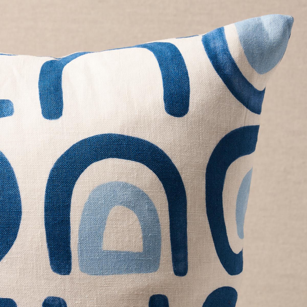 Schumacher Lapis 20" X 20" Threshold Pillow - Image 2