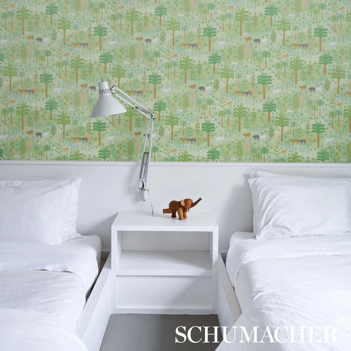 Schumacher Las Colinas Green Wallpaper - Image 7