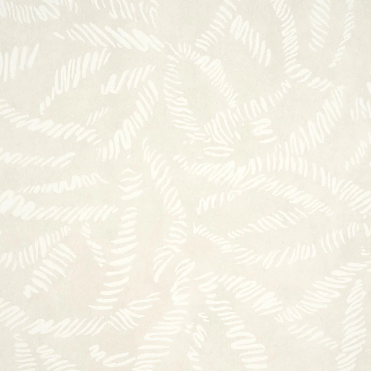 Schumacher Leaf Bloom Neutral Wallpaper - Image 3