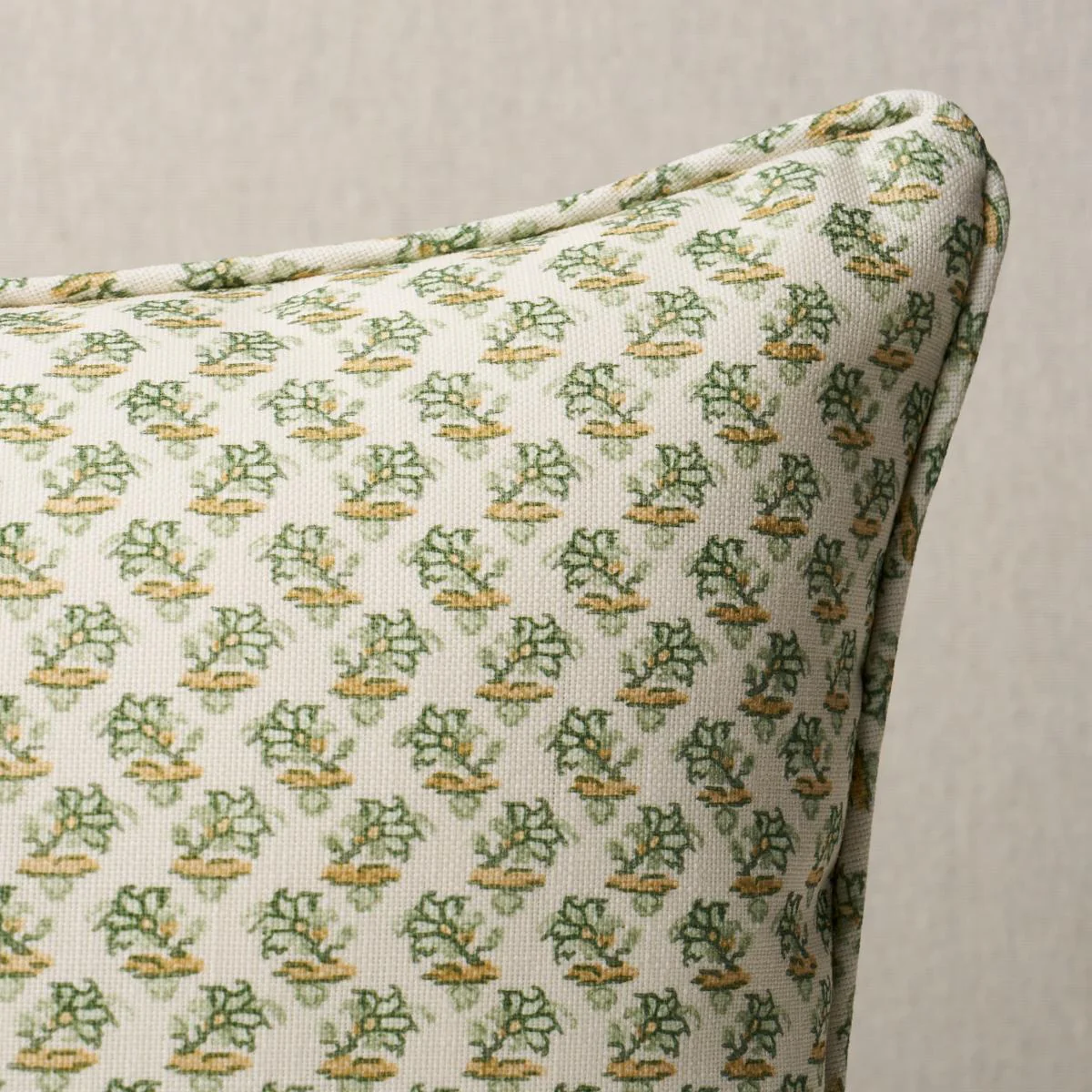 Schumacher Leaf Green 16" X 12" Oleander I/O Pillow - Image 3