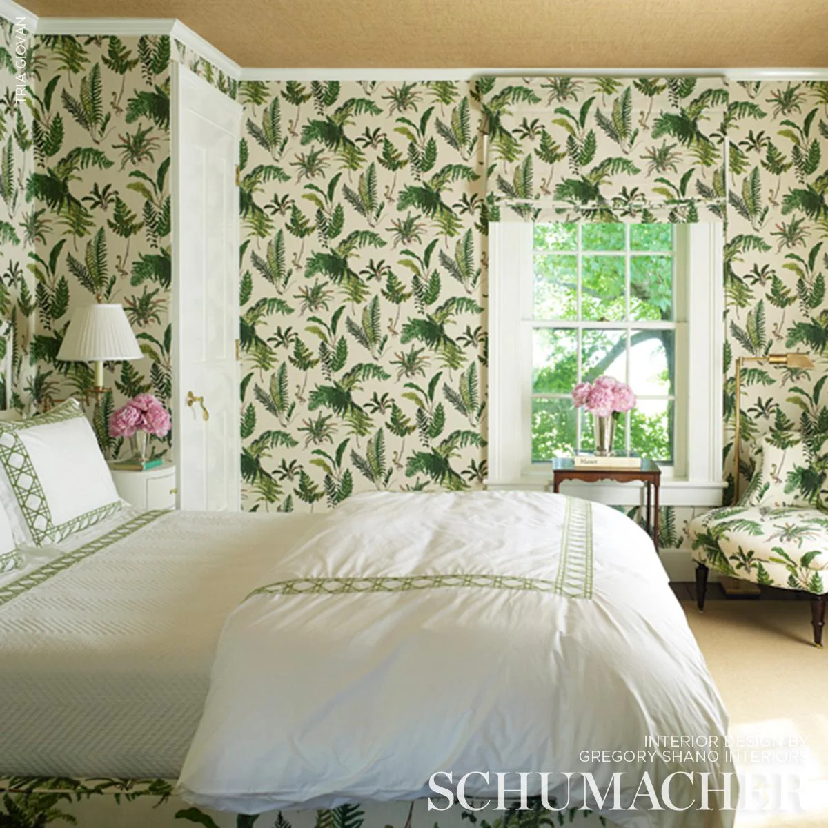 Schumacher Les Fougeres Document Wallpaper - Image 6