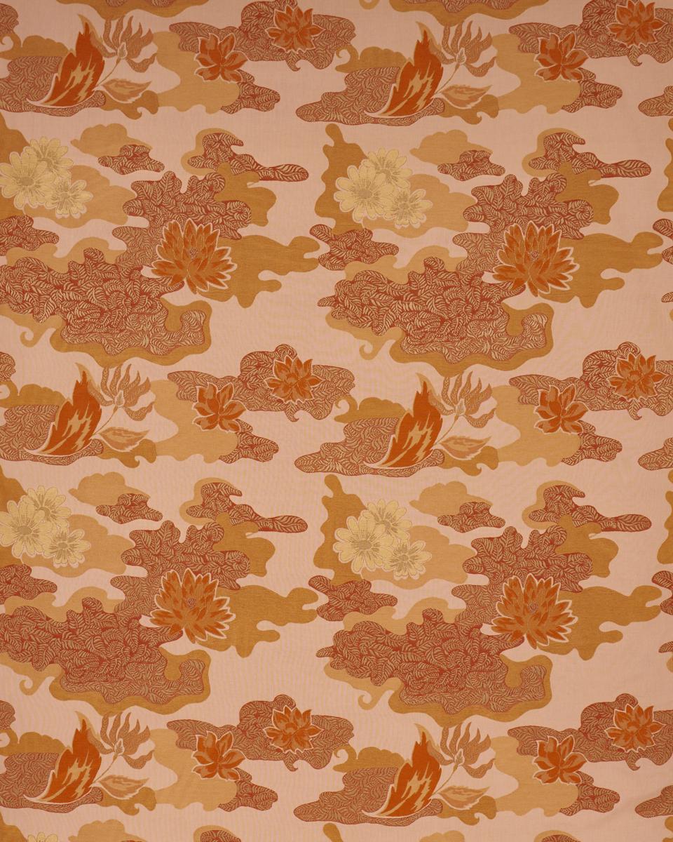 Schumacher Lian Dream Coral Fabric - Image 2