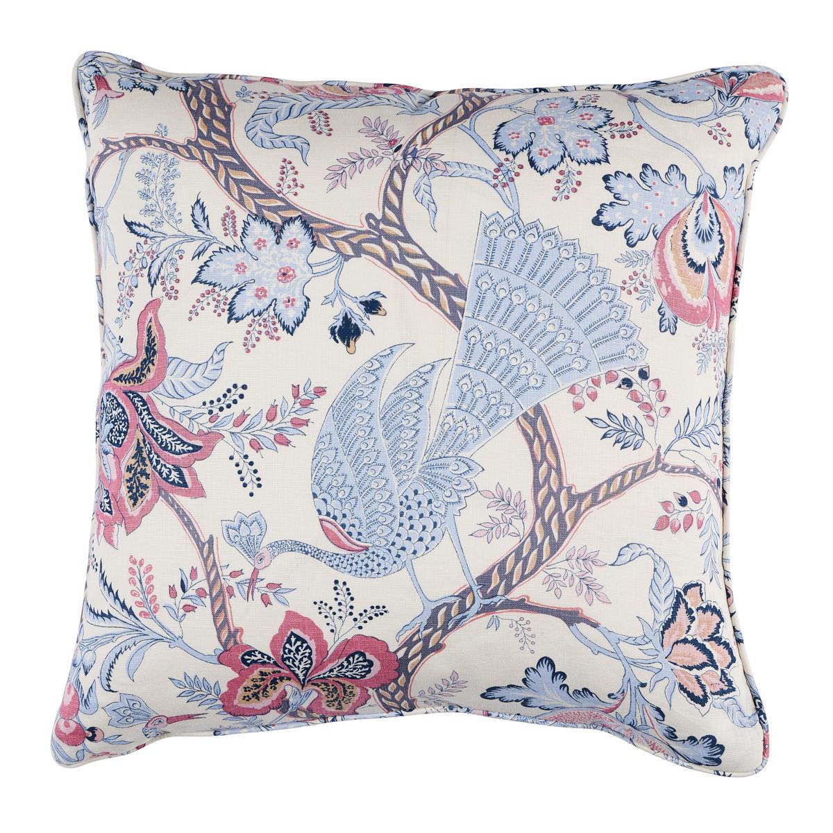 Schumacher Lilac 22" X 22" Aveline Linen Pillow - Image 2