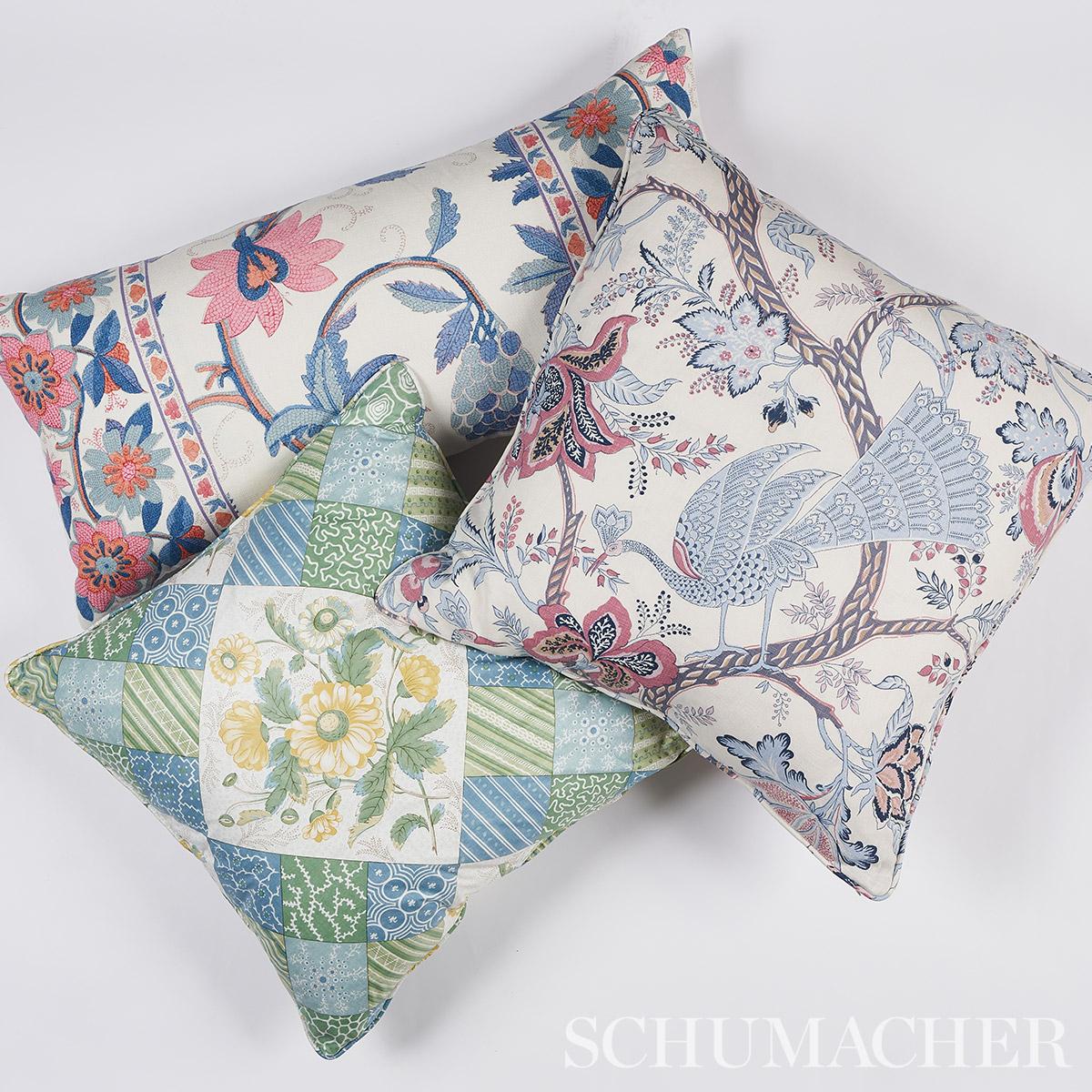 Schumacher Lilac 22" X 22" Aveline Linen Pillow - Image 5