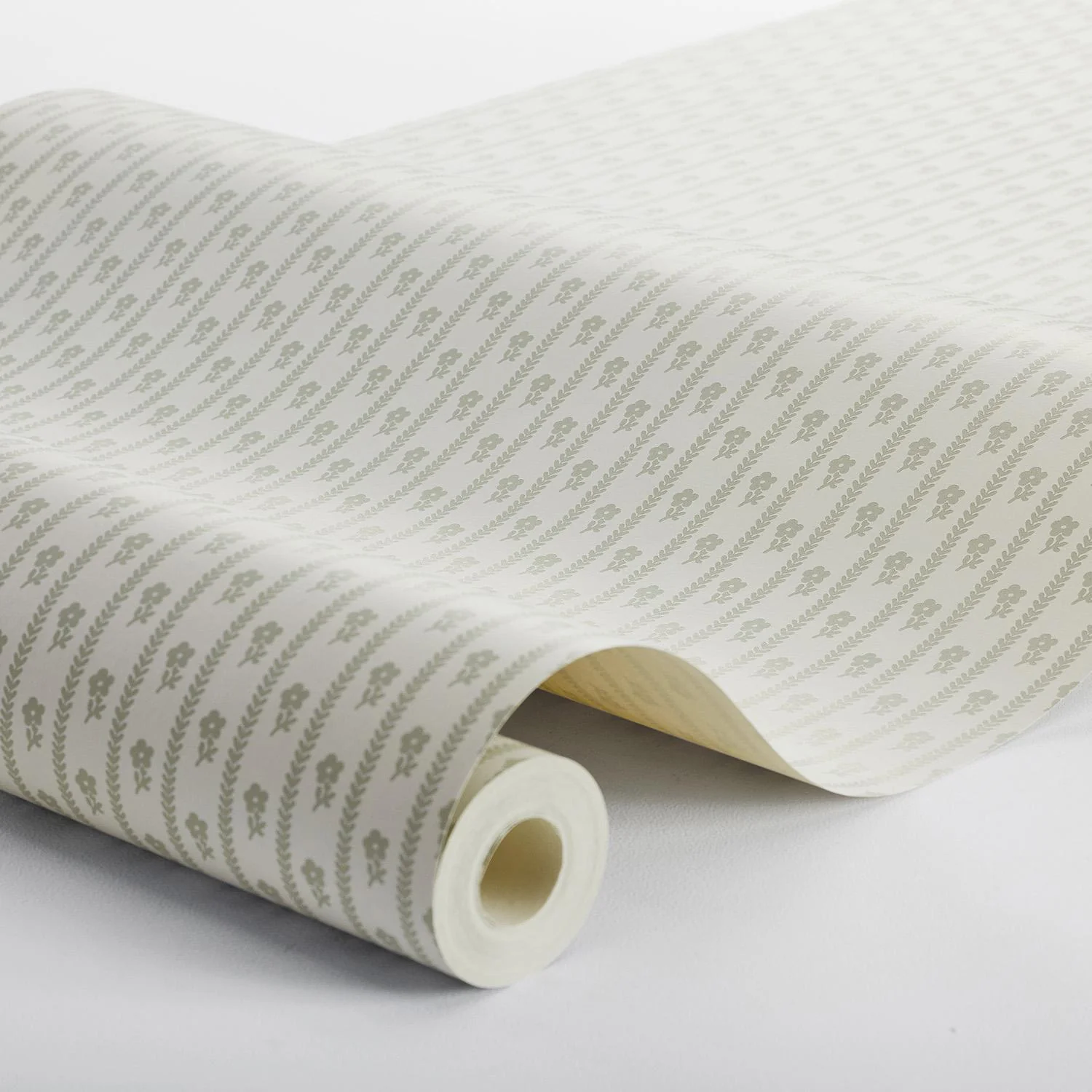 Schumacher Lilla Lyckan Sage Wallpaper - Image 2
