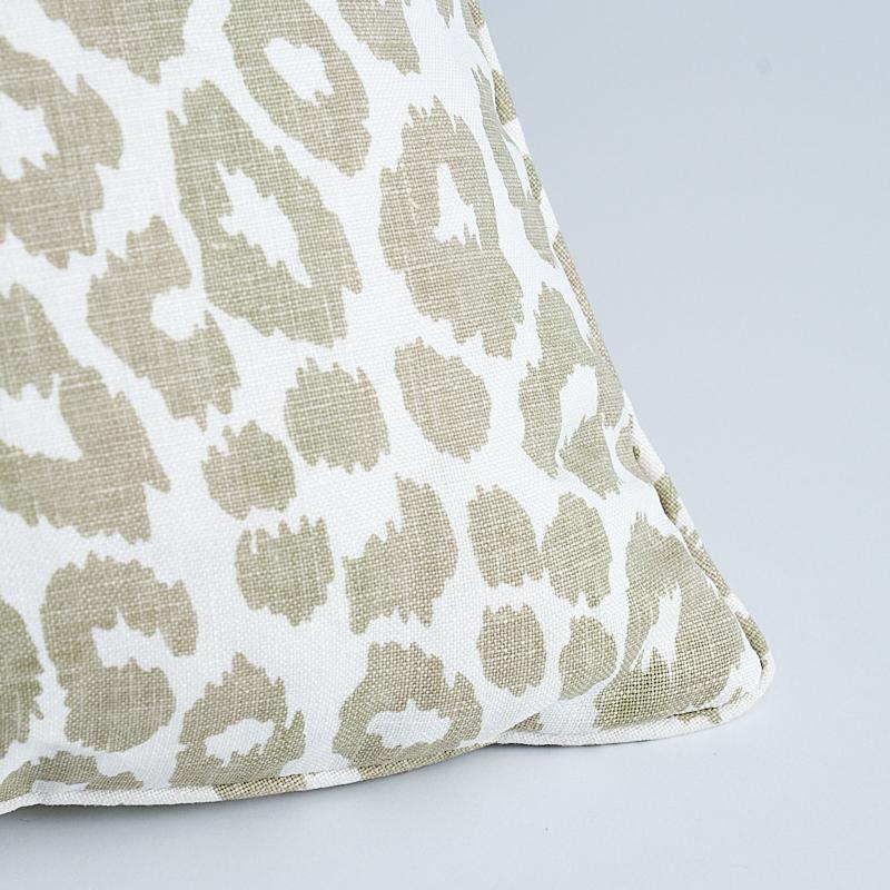 Schumacher Linen 18" X 18" Iconic Leopard Pillow - Image 2