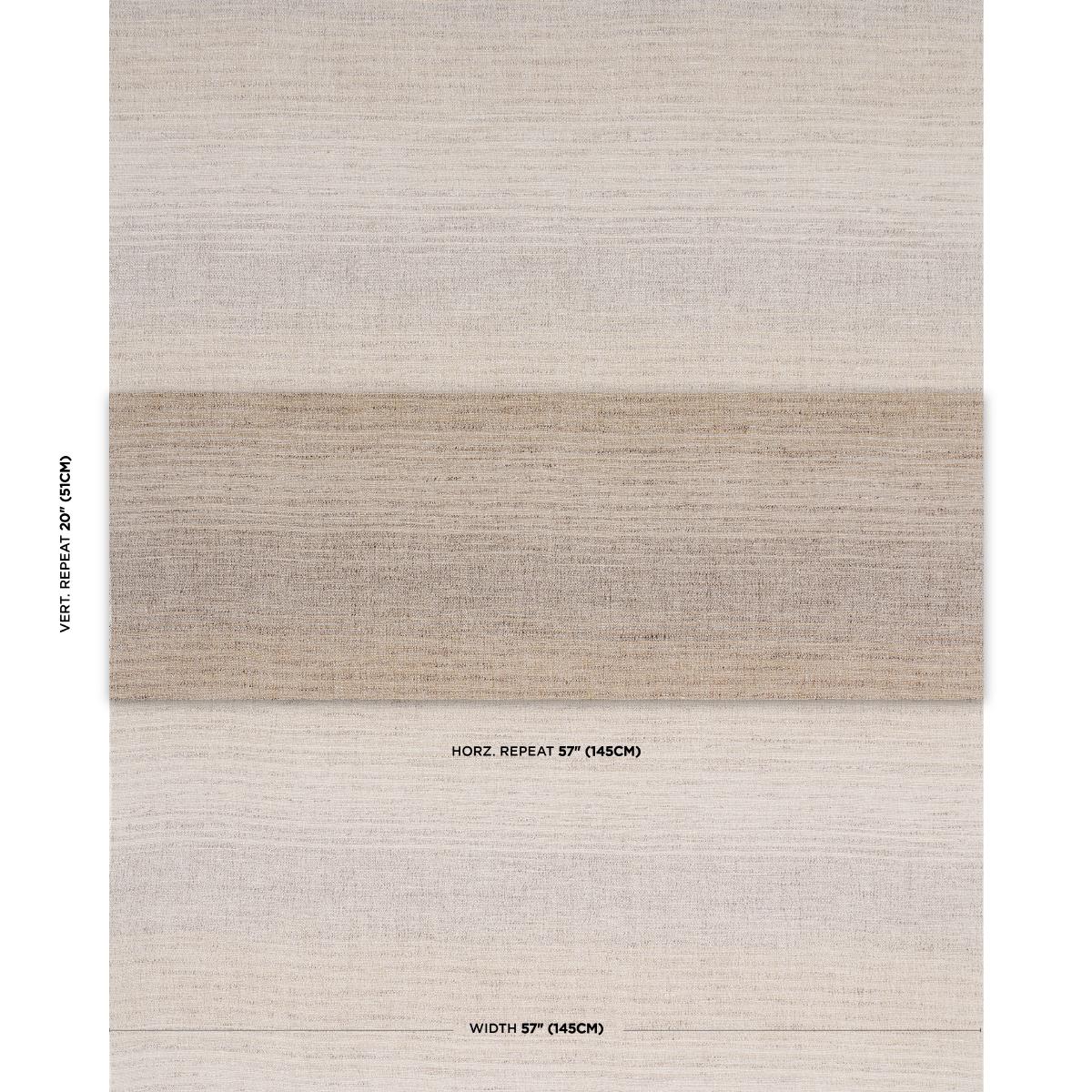 Schumacher Liora Linen Ombré Natural Fabric - Image 2
