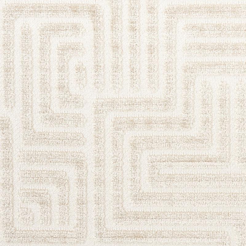 Schumacher Lisboa Velvet Pearl Fabric - Image 3