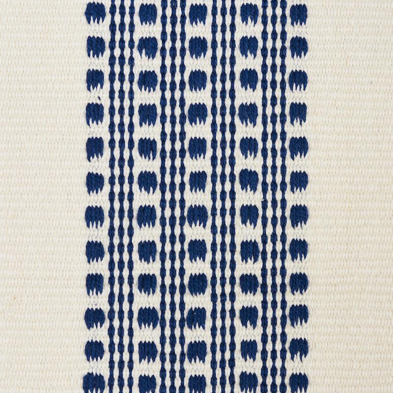 Schumacher Lubeck Stripe Navy Fabric - Image 3