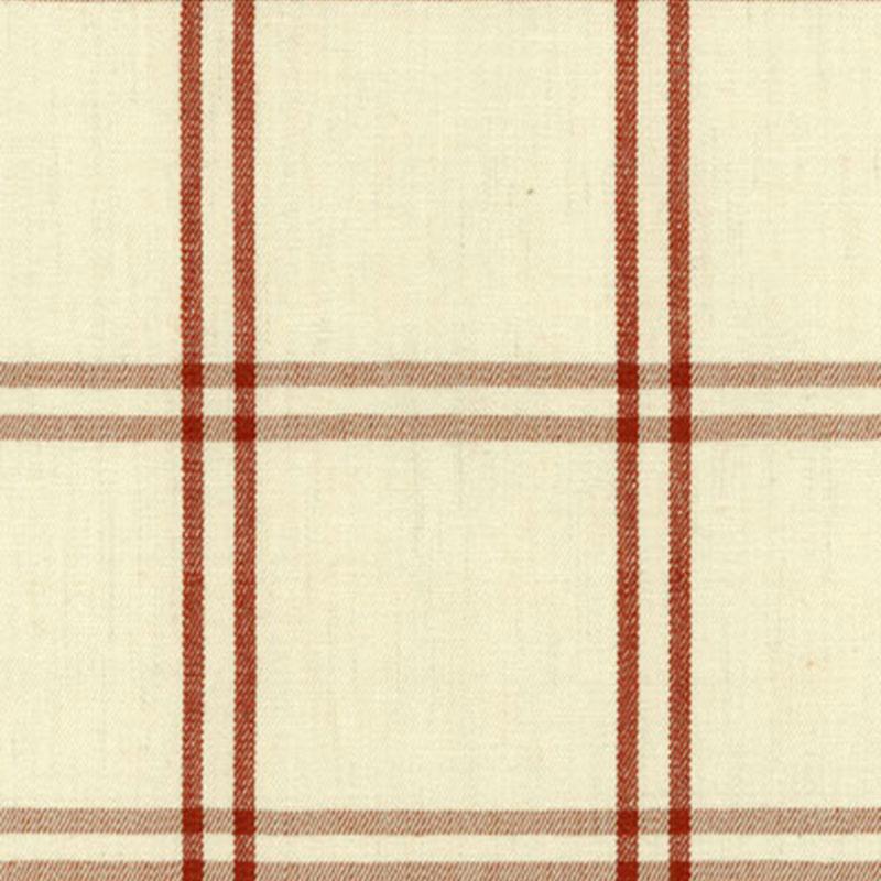 Schumacher Luberon Plaid Bittersweet Fabric - Image 2