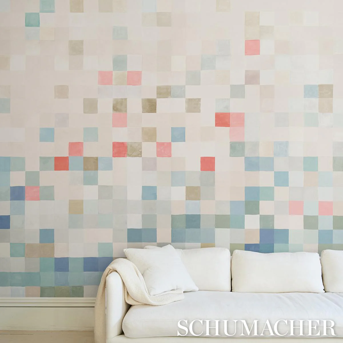 Schumacher Madame De Pixel Panel Set Multi Wallpaper - Image 5