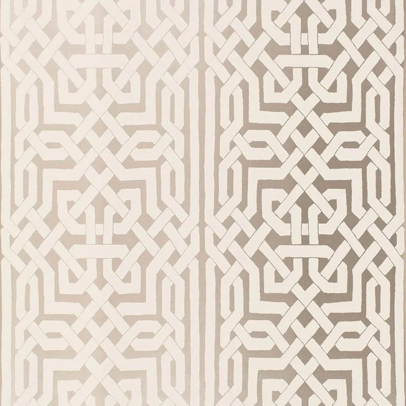 Schumacher Malaga Silver Wallpaper