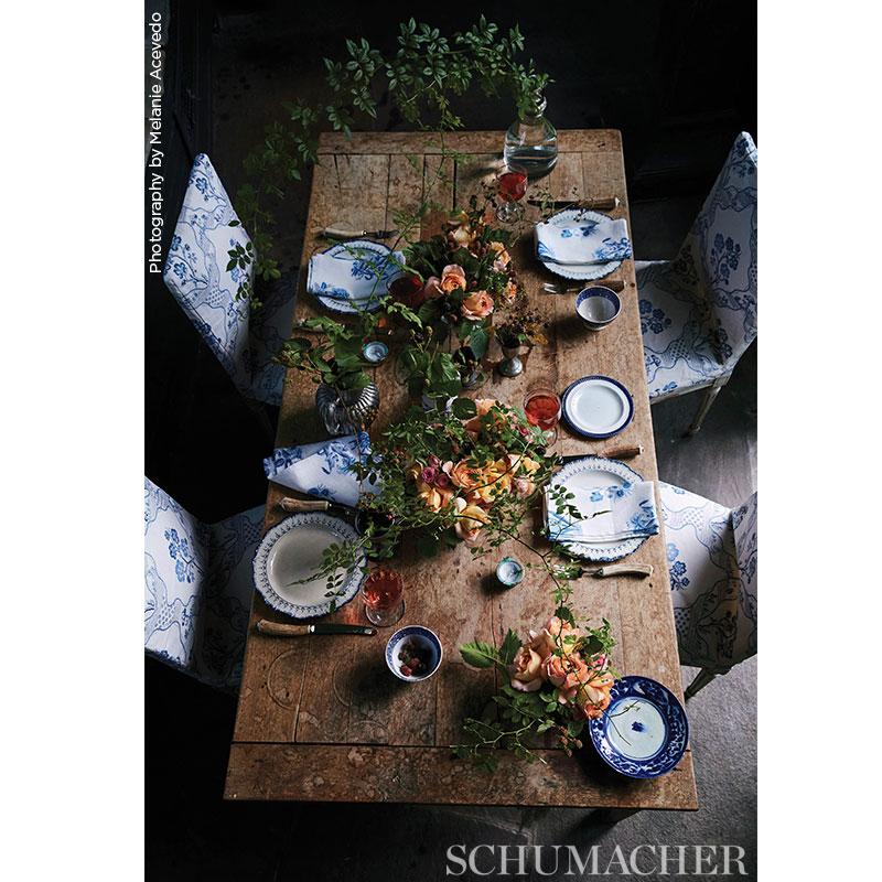 Schumacher Marella Delft Fabric - Image 3