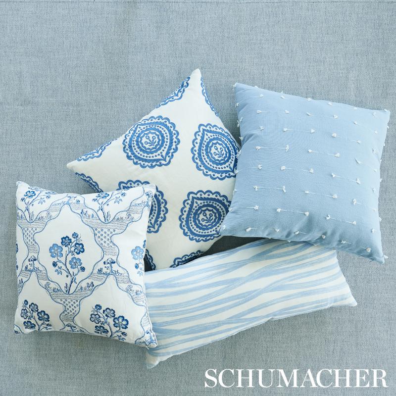 Schumacher Marella Delft Fabric - Image 5