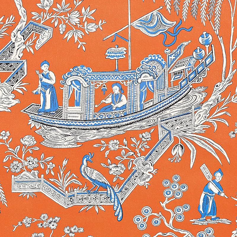 Schumacher Matsudana Spice Wallpaper - Image 3