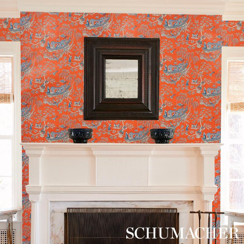 Schumacher Matsudana Spice Wallpaper - Image 7