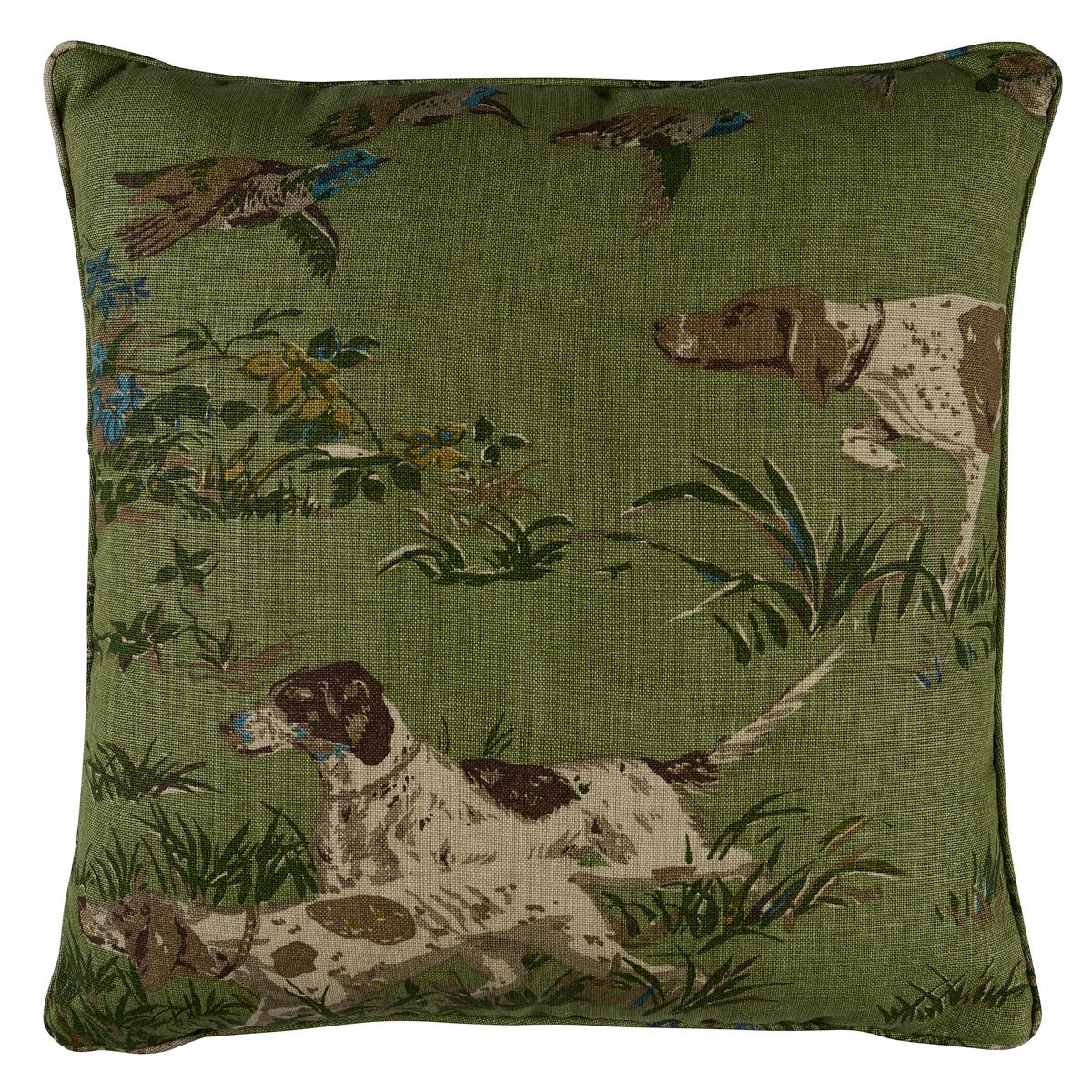 Schumacher Meadow 22" X 22" Pointers Pillow - Image 4