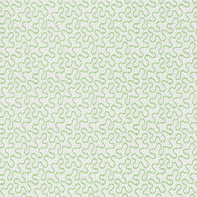Schumacher Meander Moss Wallpaper