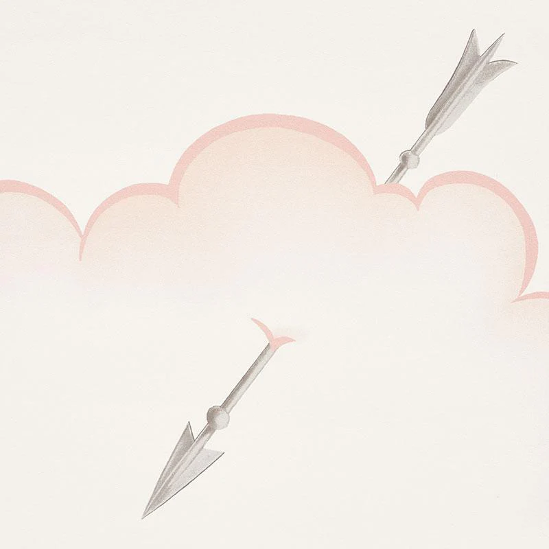 Schumacher Mercurio Blush Wallpaper - Image 3