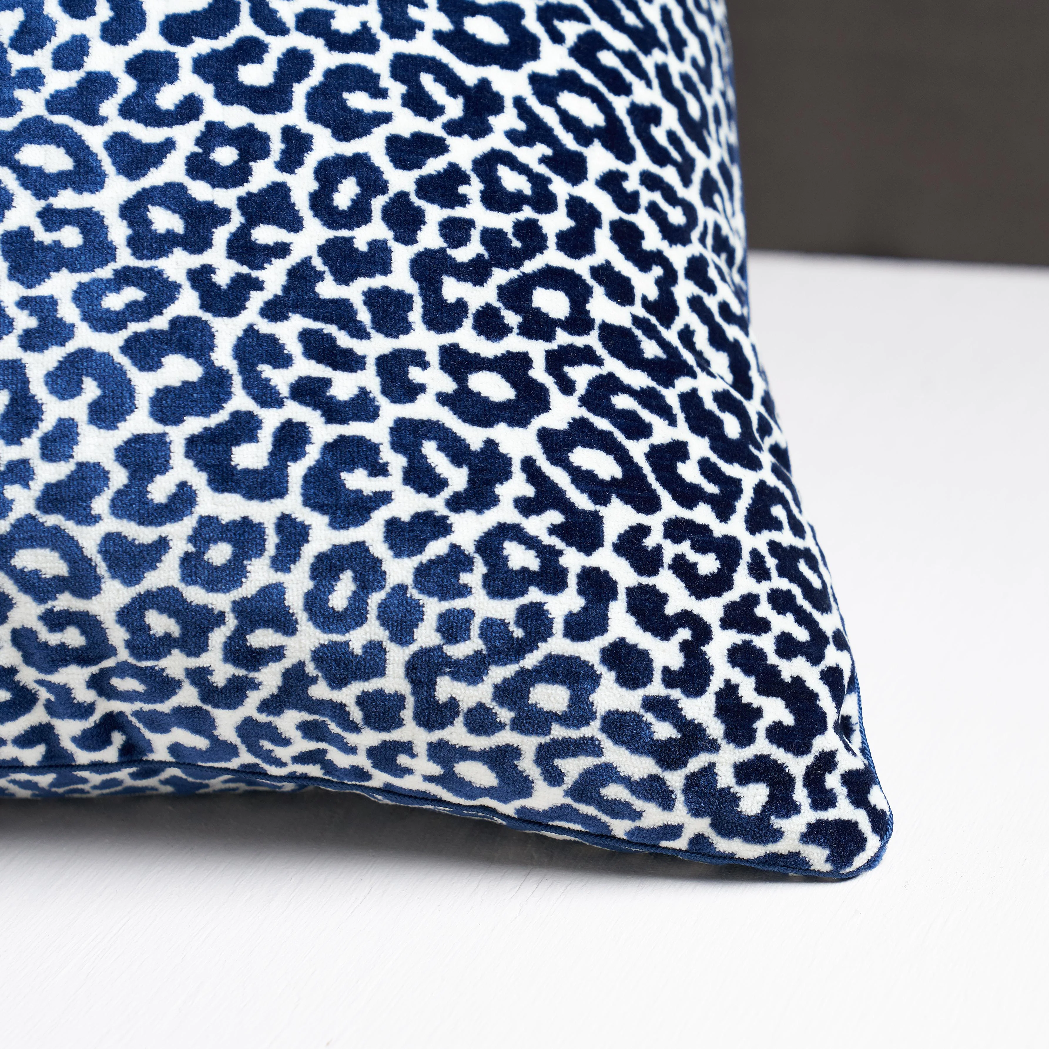Schumacher Midnight 18" X 18" Madeleine Velvet Pillow - Image 2