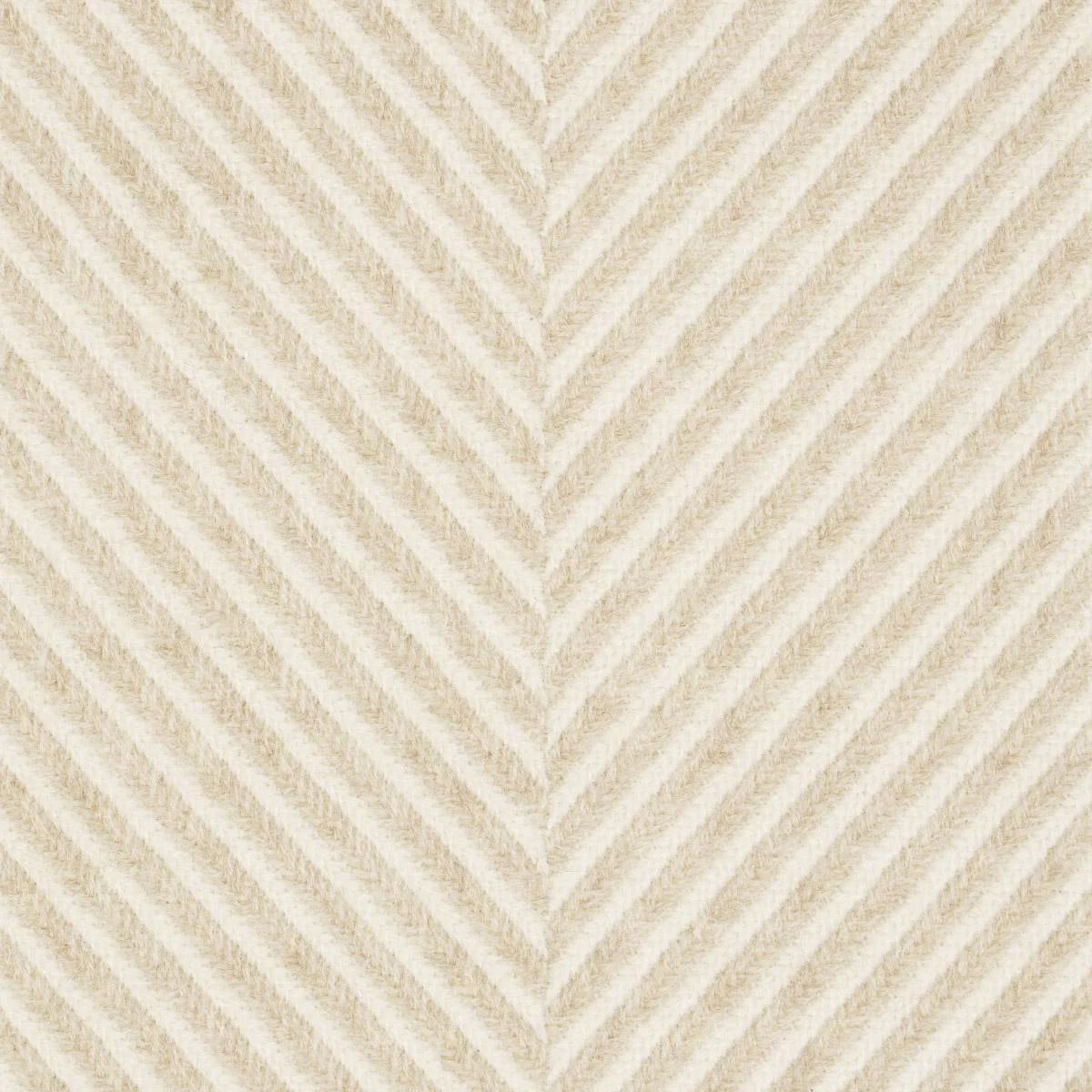 Schumacher Milo Wool Herringbone Natural Fabric - Image 2