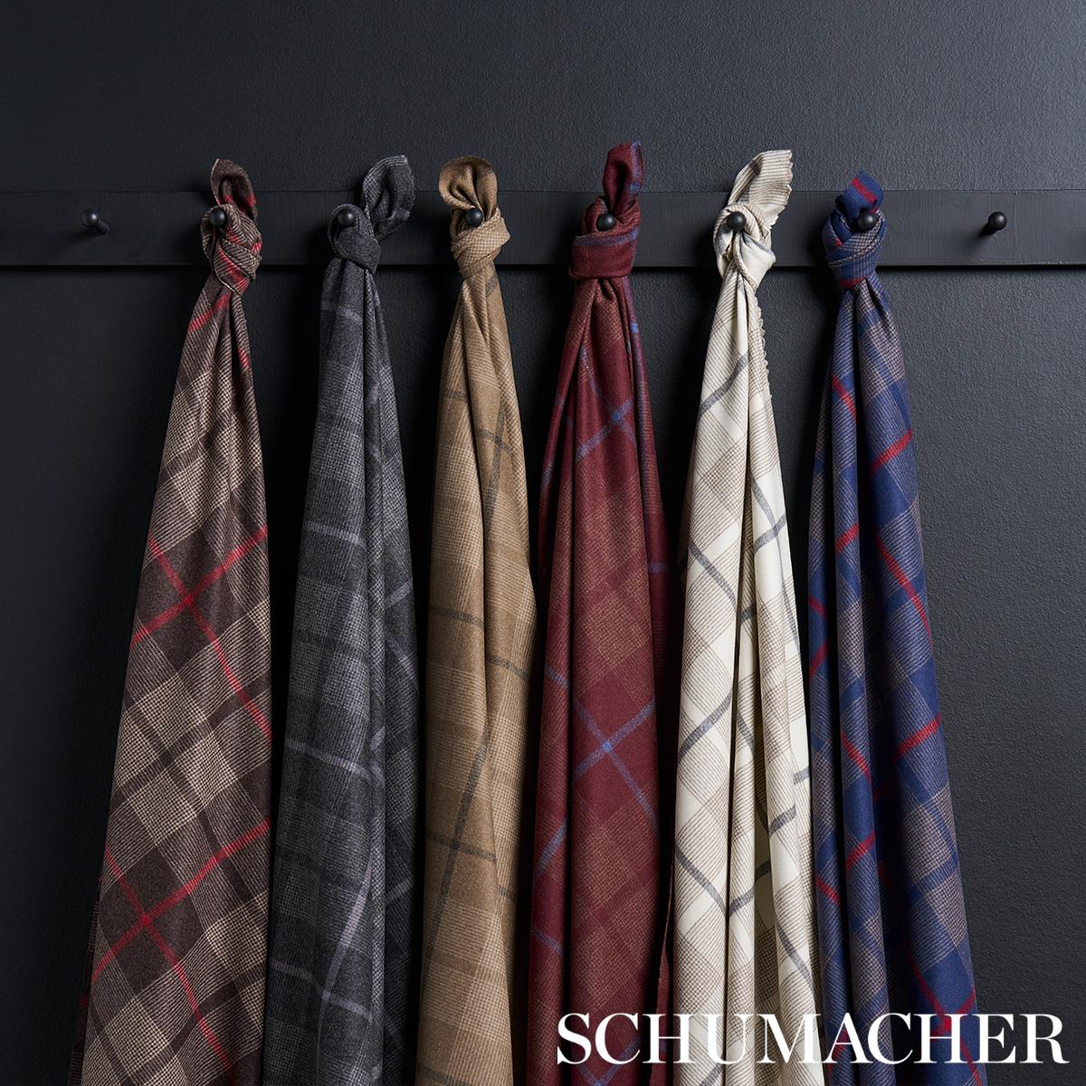Schumacher Montana Wool Plaid Java Fabric - Image 2