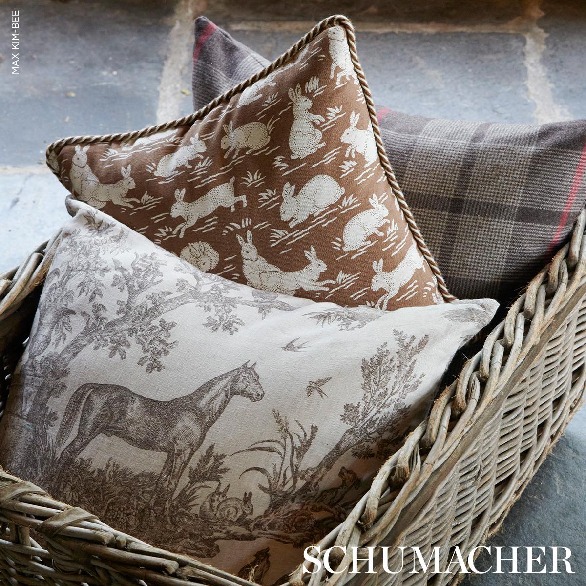Schumacher Montana Wool Plaid Java Fabric - Image 3